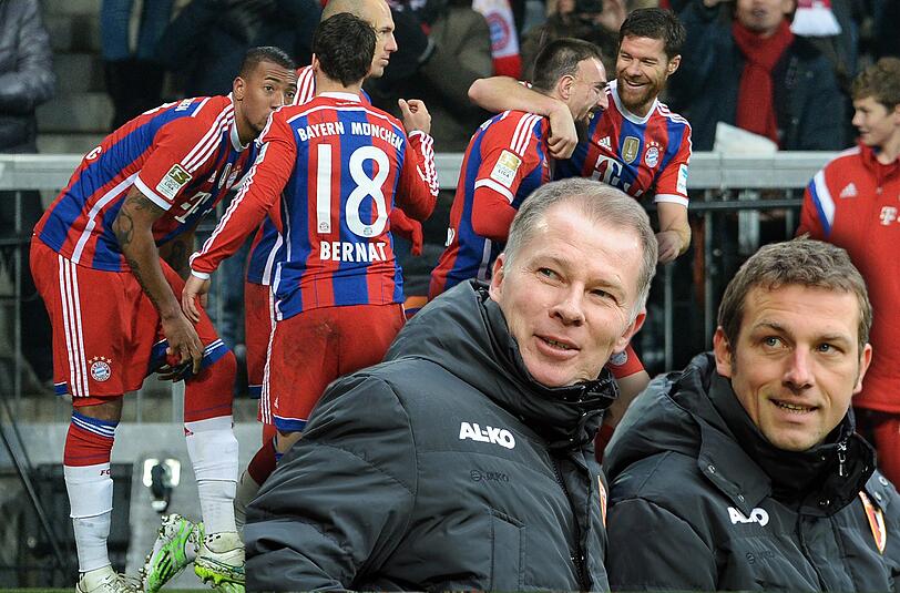 Das Bundesliga-Spitzenspiel steh an: Bei Augsburg-Manager Stefan Reuter und Trainer Markus Winzierl dreht sich derzeit alles um den FC Bayern.