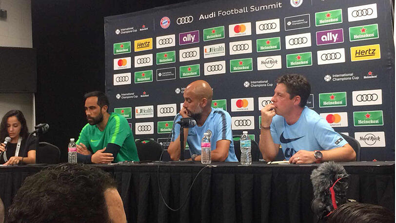 City-Trainer Pep Guardiola schwärmte regelrecht von seiner Zeit beim FC Bayern.