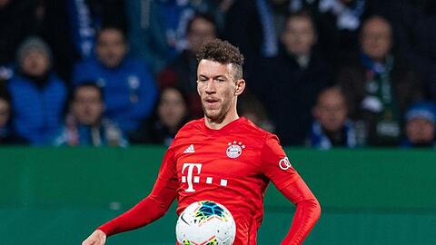 Bayerns Ivan Perisic spielt den Ball. Foto: Guido Kirchner/dpa/Archivbild