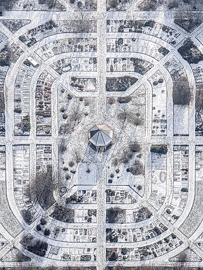 H&auml;tten Sie ihn erkannt? Das Bild ist eher was f&uuml;r echte M&uuml;nchen-Kenner. Es zeigt den schneebedeckten Botanischen Garten aus der Luft.