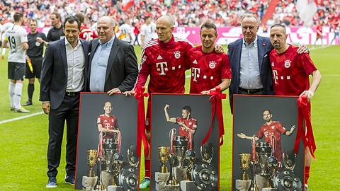 Vor dem Spiel gegen Frankfurt verabschiedet der FC Bayern drei seiner Top-Spieler.