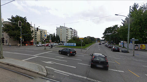 Die Kreuzung Berg-am-Laim-Straße - Ampfingerstraße. Hier ereignete sich der brutale Überfall. (Archivbild)