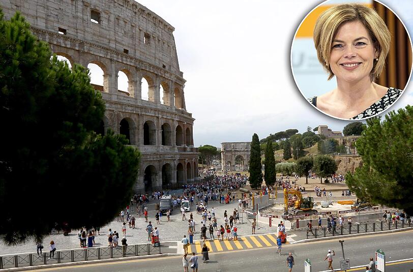 Weiter südlich auf dem Stiefel genießt CDU-Bundesvize Julia Klöckner ihren Urlaub. Sie will mit ihrer Nichte Theresa nach Rom. "Ich habe ihr die Reise zum 18. Geburtstag geschenkt, sie war noch nie dort, und wir beide freuen uns sehr darauf, die Ewige Stadt zwischen Vatikan, Kolosseum, Eiscafés und Vespafahren zu erkunden." Anschließend geht es mit Freunden nach Frankreich.
