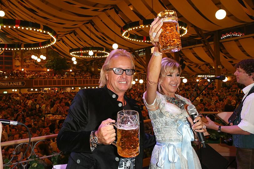Carmen und Robert Geiss im Winzerer Fähndl.