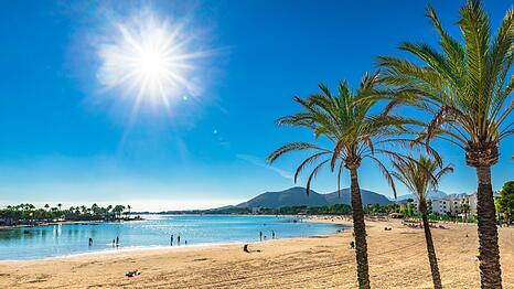 Mallorca ist fest im Griff einer Hitzewelle.