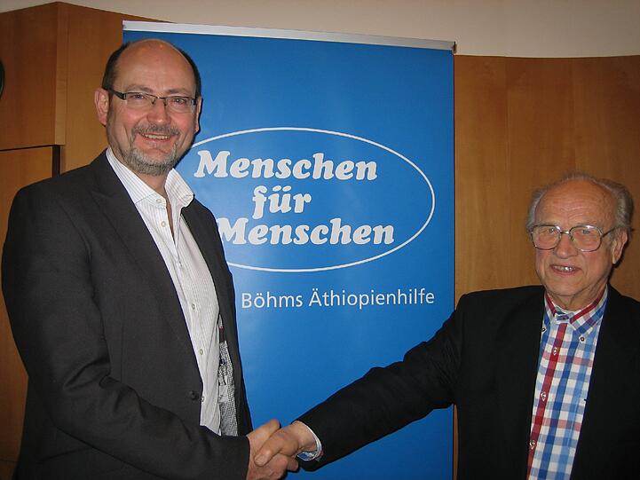 Gemeinsam für Äthiopien: Dr. Peter Schaumberger (links) und Friedrich Wolter