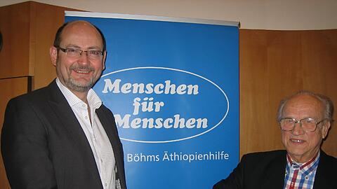 Gemeinsam für Äthiopien: Dr. Peter Schaumberger (links) und Friedrich Wolter