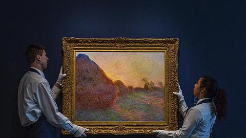 "Meules" des Künstlers Claude Monet.