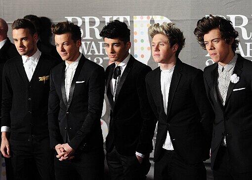 Fein gemacht für die Brit-Awards-Gala: Die Band im Februar 2013