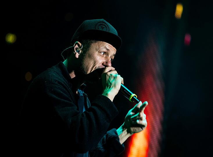 Die Fantastischen Vier bei ihrem Konzert in der Olympiahalle