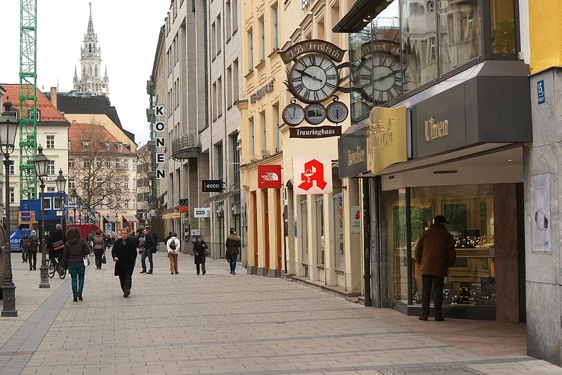 ... ob die Fußgängerzone in der Sendlinger Straße verlängert wird...