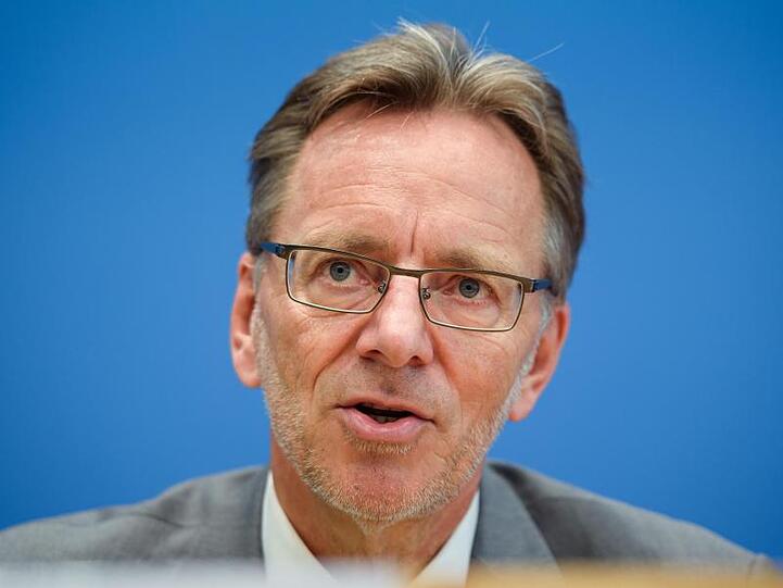 Holger Münch, Präsident des Bundeskriminalamtes, während einer Pressekonferenz.