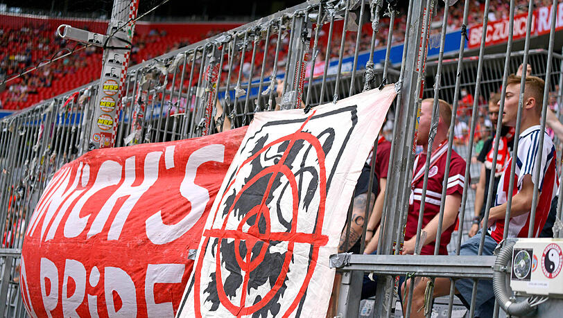 &Auml;u&szlig;ern ihre Abneigung gegen den TSV 1860 deutlich: Die Fans des FC Bayern.