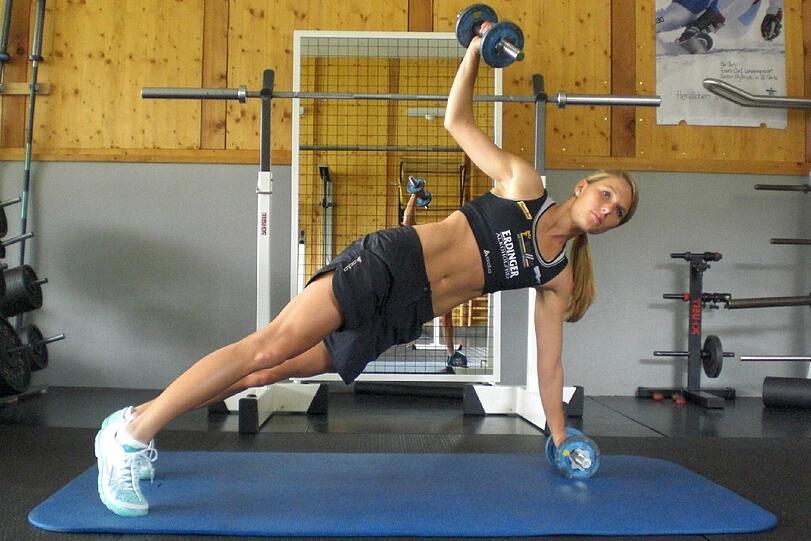 AZ-Expertin Ingalena Heuck beim Training.