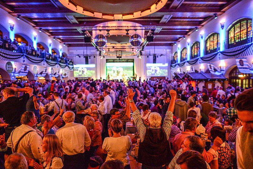 Beliebte Adresse nach der Wiesn: das Zelt am Stiglmeierplatz.