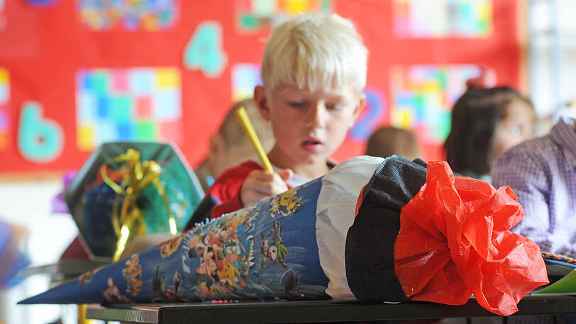 115.000 Erstklässer werden heute mit ihrer Schultüte ins Schulkjahr starten.