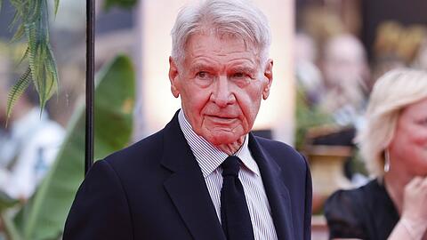 Harrison Ford auf der Deutschlandpremiere von "Indiana Jones und das Rad des Schicksals" in Berlin.