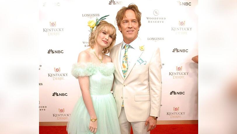 Dannielynn und Larry Birkhead beim Kentucky Derby.
