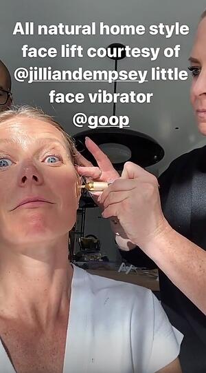 Gwyneth Paltrow: Erst Massage, dann Gesichts-Vibrator.