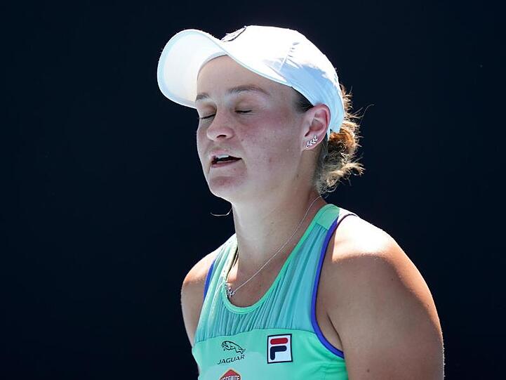 Ashleigh Barty war nach der Halbfinal-Niederlage enttäuscht.