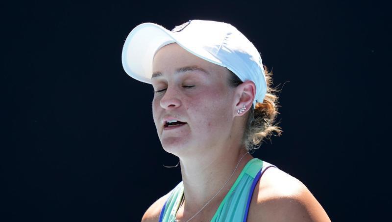 Ashleigh Barty war nach der Halbfinal-Niederlage enttäuscht. Ashleigh Barty war nach der Halbfinal-Niederlage enttäuscht.
