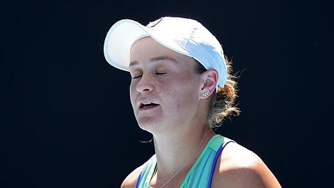 Ashleigh Barty war nach der Halbfinal-Niederlage enttäuscht.
