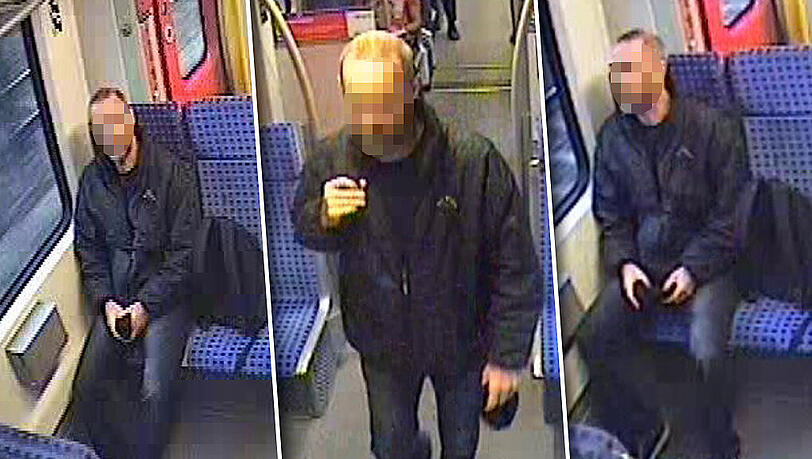 Diese Aufnahmen entstanden in einer S-Bahn: Wer hat den Entführer der Bankiersgattin gesehen? Diese Aufnahmen entstanden in einer S-Bahn: Wer hat den Entführer der Bankiersgattin gesehen?