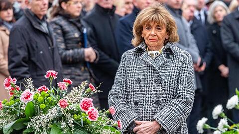 Charlotte Knobloch nimmt an einem Gedenkakt für die Opfer des Nationalsozialismus teil. Foto: Armin Weigel/dpa/Archivbild
