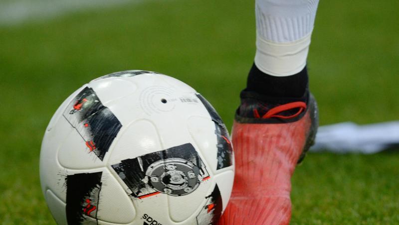 Ein Fußball-Spiel.