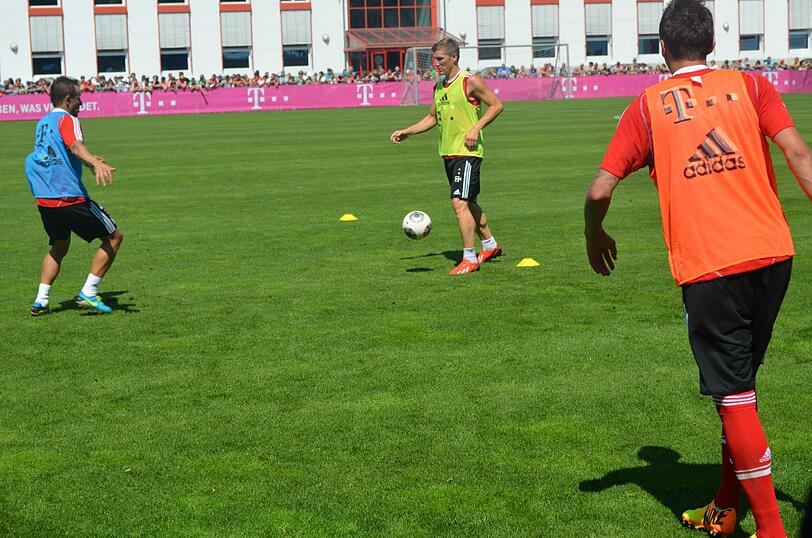 Die weiteren Bilder vom Mittwochstraining an der Säbener Straße.