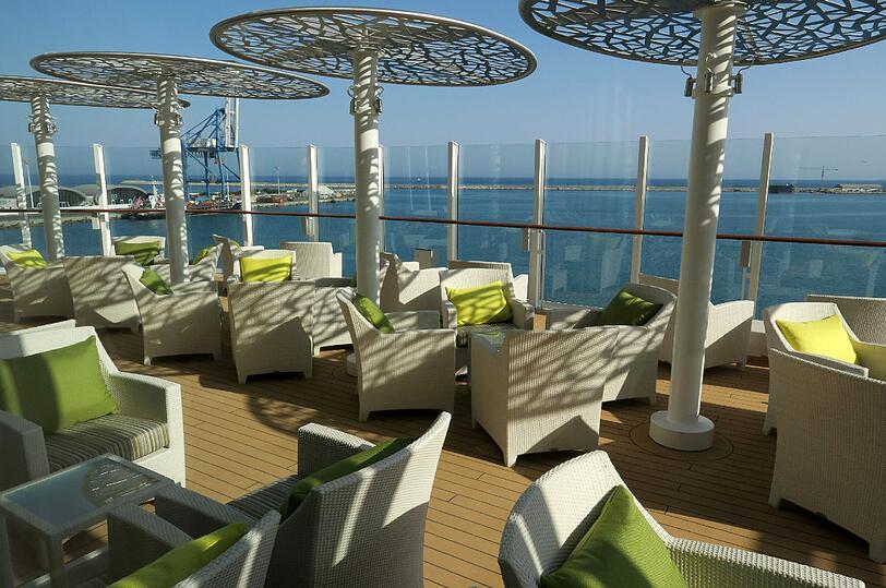 Die "Aida Prima" bietet den Passagieren deutlich mehr Platz an der Sonne als bisherige Aida-Schiffe.