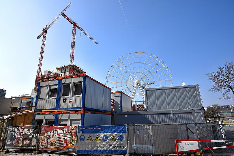 Das Hi-Sky hinter dem Ostbahnhof ist schon fast fertig!