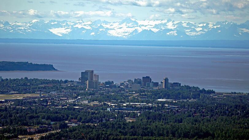 Die Stadt Anchorage ist Schauplatz eines Treffens zwischen US-Präsident Trump und dem russischen Präsidenten Putin.