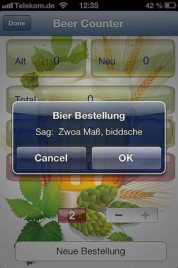 &bdquo;Ein Glas Wasser wäre jetzt cool&ldquo;: Die App der Aktion &bdquo;Sichere Wiesn für Mädchen und Frauen&ldquo; bietet neben der Navigation zum Security-Point und Notrufnummern auch nette Spielereien.