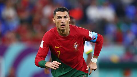 Hat als erster Spieler bei fünf Weltmeisterschaften getroffen: Cristiano Ronaldo.