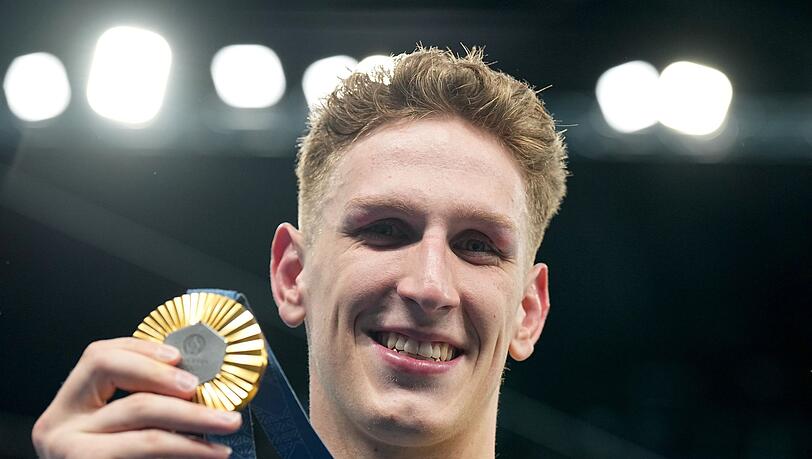 Darf sich Lukas Märtens in Paris wieder über Gold freuen? (Archivbild) Darf sich Lukas Märtens in Paris wieder über Gold freuen? (Archivbild)