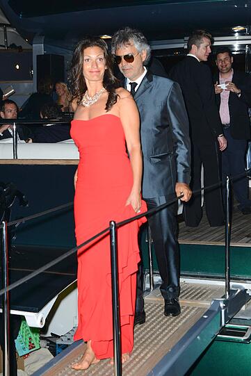 Andrea Bocelli mit Frau Veronica Berti