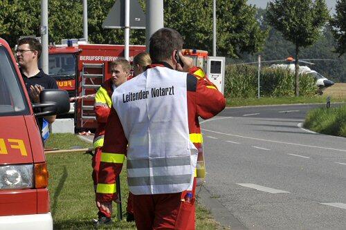 Die Notärzte mussten Dutzende Menschen behandeln