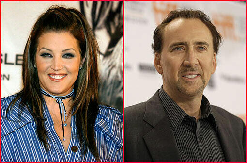 Hollywood-Schauspieler und Elvis-Fan Nicolas Cage ehelichte die Elvis-Tochter Lisa Marie Presley am 25. Todestag ihres Vaters 2002 unter Palmen auf Hawaii. Das Paar trennte sich nach nur 108 Tagen.