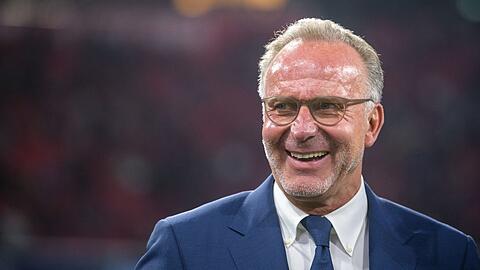 Bayern-Boss Karl-Heinz Rummenigge: Seine Bayern stehen in einem Marken-Ranking an der Spitze. Im internationalen Vergleich reicht es jedoch nicht für das Podest.