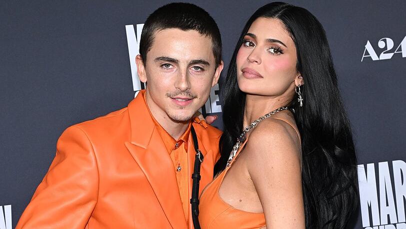Timoth&eacute;e Chalamet und Kylie Jenner bei der Premiere von "Marty Supreme" in Los Angeles.