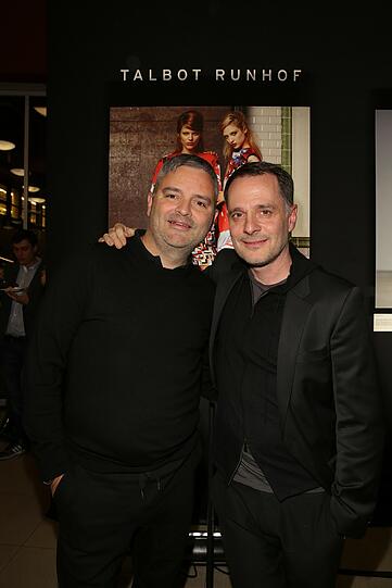 Die Designer Adrian Runhof (l.) und Johnny Talbot