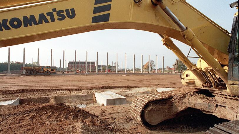 Eine Großbaustelle für ein künftiges Gewerbegebiet. (Symbolbild)
