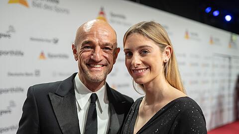 Peyman Amin, Modelagent, und seine Freundin Sandra. (Archivbild)