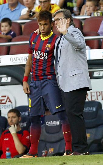Nicht nur Neymar ist neu in Barcelona: im Juli 2013 wurde Gerardo Martino als Nachfolger des krankheitsbedingt zurückgetretenen Tito Vilanova Trainer des FC Barcelona.