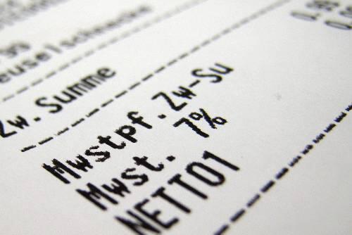 Noch beträgt der ermäßigte Satz der Mehrwertsteuer sieben Prozent.