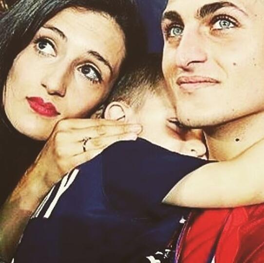 Laura Azzara und Marco Verratti