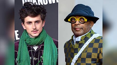 Timothée Chalamet (l.) und Spike Lee haben einiges gemeinsam.