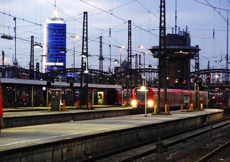 ...genauso wie dieses Impression vom Hauptbahnhof, ...