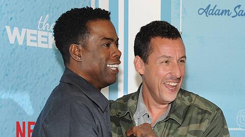 Ziemlich beste Freunde: Chris Rock (li.) und Adam Sandler.